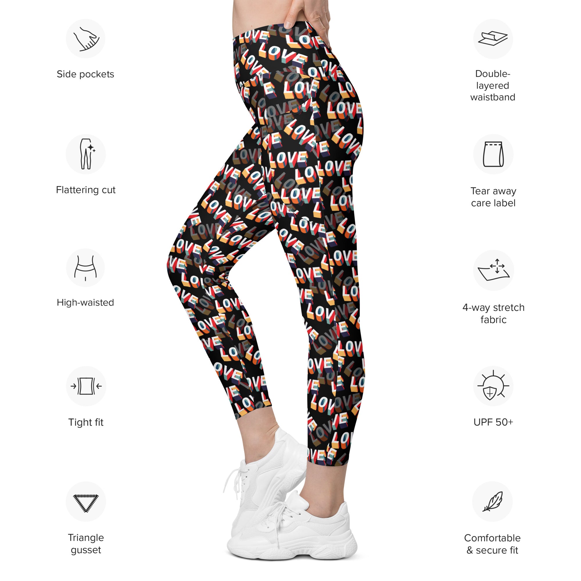 Love Is in the Air Leggings with Pockets